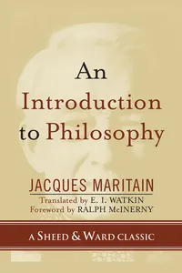 An Introduction to Philosophy_cover
