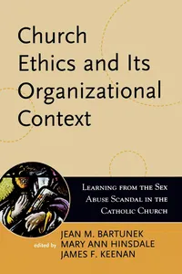 Church Ethics and Its Organizational Context_cover