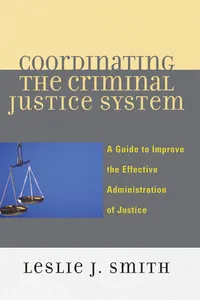 Coordinating the Criminal Justice System_cover