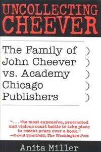 Uncollecting Cheever_cover