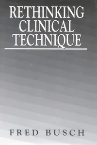Rethinking Clinical Technique_cover