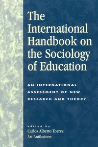 The International Handbook on the Sociology of Education_cover