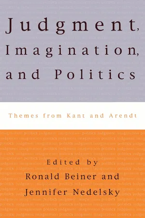 Judgment, Imagination, and Politics