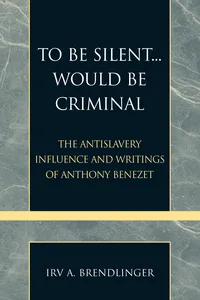 To Be Silent... Would be Criminal_cover