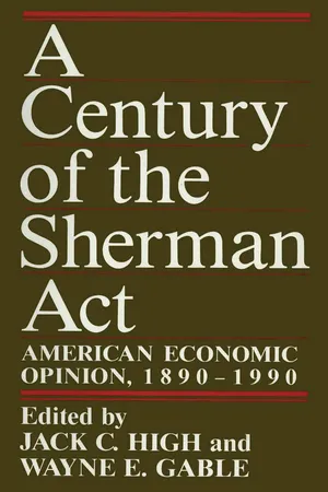 A Century of the Sherman Act