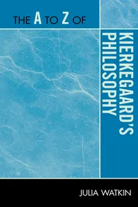 The A to Z of Kierkegaard's Philosophy_cover