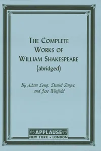 The Complete Works Of William Shakespeare_cover