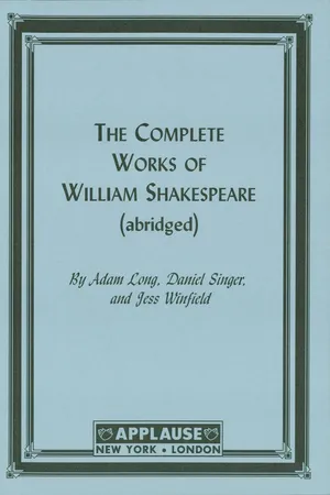 The Complete Works Of William Shakespeare