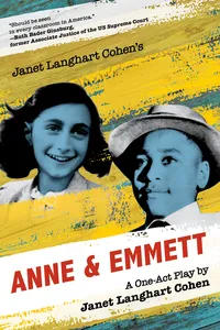 Janet Langhart Cohen's Anne & Emmett_cover