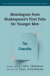 Monologues from Shakespeare’s First Folio for Younger Men_cover