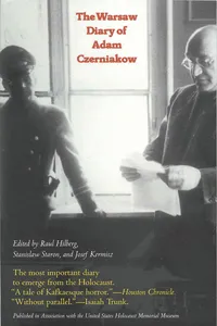 The Warsaw Diary of Adam Czerniakow_cover