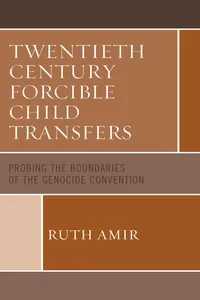 Twentieth Century Forcible Child Transfers_cover