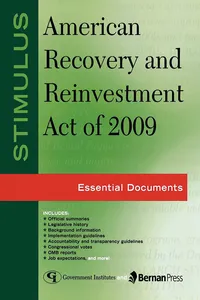Stimulus: American Recovery and Reinvestment Act of 2009_cover
