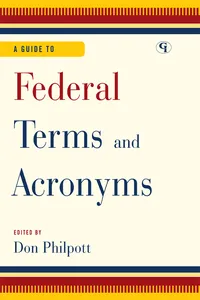 A Guide to Federal Terms and Acronyms_cover