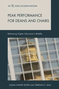 Peak Performance for Deans and Chairs_cover