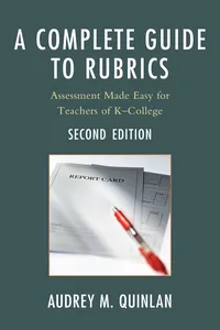A Complete Guide to Rubrics_cover