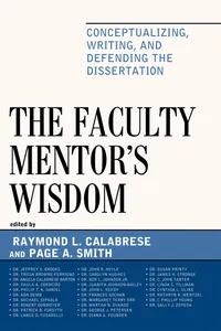 The Faculty Mentor's Wisdom_cover