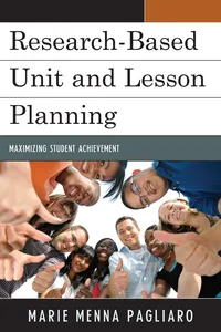 Research-Based Unit and Lesson Planning_cover