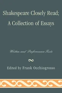 Shakespeare Closely Read_cover