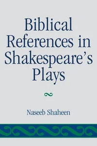 Biblical References in Shakespeare's Plays_cover