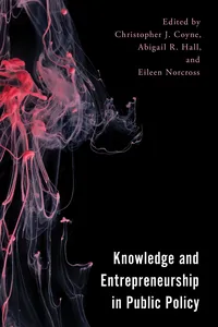 Knowledge and Entrepreneurship in Public Policy_cover