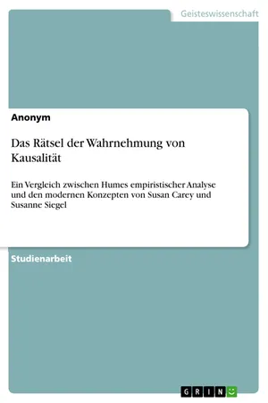 Das Rätsel der Wahrnehmung von Kausalität