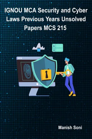 IGNOU MCA Security and Cyber Laws Previous Years Unsolved Papers MCS 215
