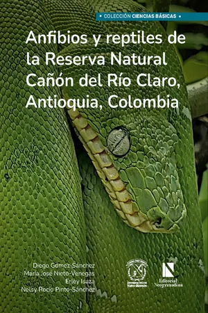 Anfibios y reptiles de la Reserva Natural Cañón del Río Claro, Antioquia, Colombia