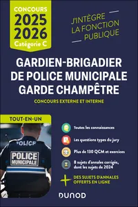 Concours Gardien-brigadier de police municipale - Garde champêtre Tout-en-un - 2025-2026_cover