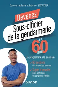 Devenez Sous-officier de la gendarmerie en 60 jours_cover