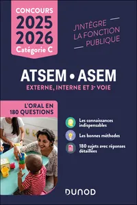 Concours ATSEM/ASEM L'oral en 180 questions 2025-2026_cover