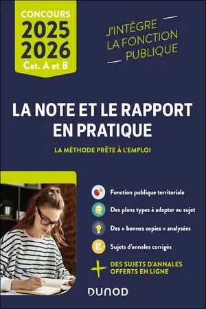 La note et le rapport en pratique - 2025-2026