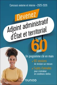 Devenez Adjoint administratif d'État et territorial en 60 jours_cover
