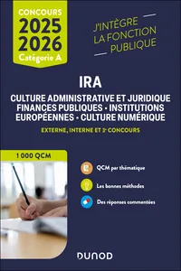 IRA 1 000 QCM - Cat. A - Concours externe, interne et 3e concours - 2025-2026_cover
