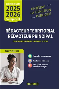 Concours Rédacteur territorial, Rédacteur principal - 2025_cover