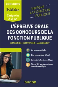 L'épreuve orale des concours de la fonction publique catégories A et A+_cover