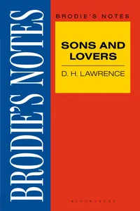 Lawrence: Sons and Lovers_cover