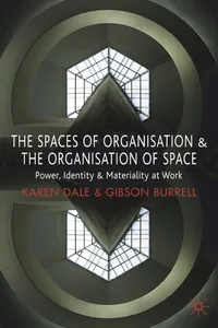 The Spaces of Organisation and the Organisation of Space_cover