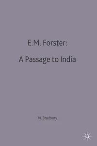 E.M.Forster: A Passage to India_cover