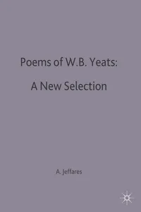 Poems of W.B. Yeats: A New Selection_cover