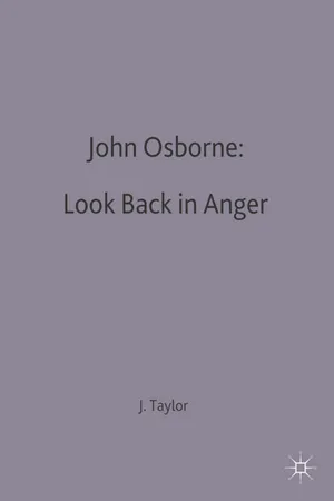 John Osborne: Look Back in Anger