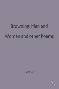 Browning: Men and Women and other Poems_cover