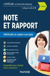 Note et Rapport - Méthode et Sujets corrigés_cover