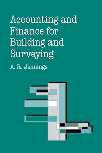 Accounting and Finance for Building and Surveying_cover