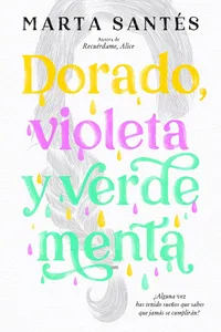 Dorado, violeta y verde menta_cover