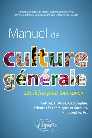 Manuel culture G 225 fiches