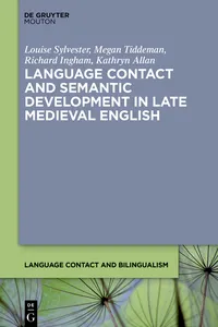 Language Contact and Semantic Development in Late Medieval English_cover