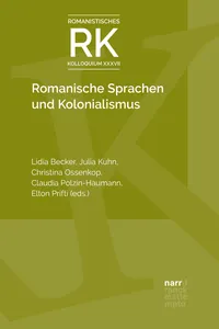 Romanische Sprachen und Kolonialismus_cover