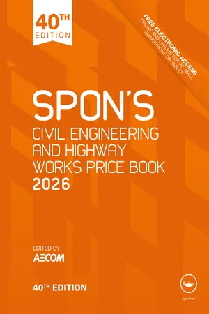 Spon's Civil Engineering and Highway Works Price Book 2026