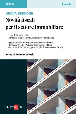 Novità fiscali per il settore immobiliare